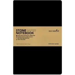Neya Eco-Neutral Stone Paper Tree-Free Notebook Black Band